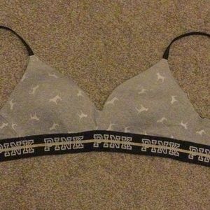 Pink Victoria’s Secret bra